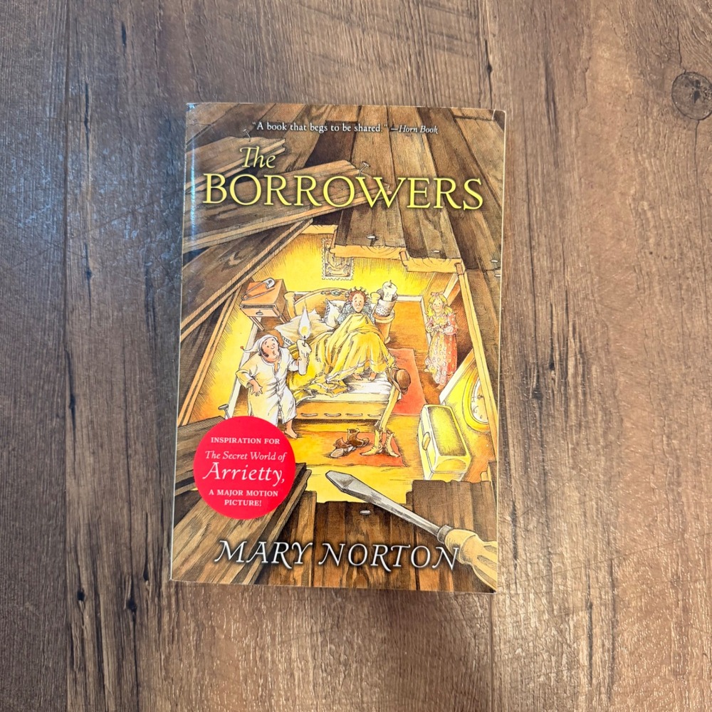 The Borrowers Mary Norton Paperback Sandpiper Childrens Fantasy Fiction Book
